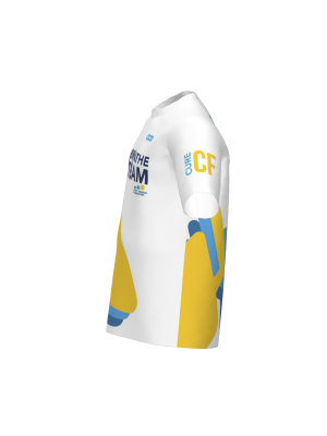 Podiumwear Men's Crew Neck Tee (Running) Side View