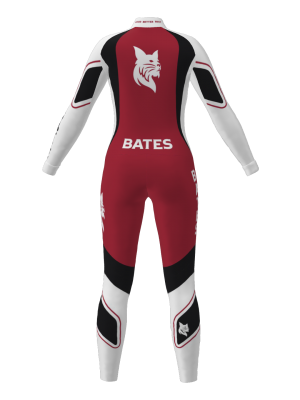 Podiumwear Women's Gold One-Piece Race Suit (Nordic Skiing) Back View