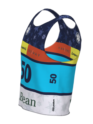 Podiumwear Race Bib (Nordic Skiing) Side View