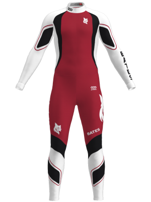Podiumwear Unisex Gold One-Piece Race Suit (Nordic Skiing) Front View