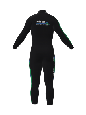 Podiumwear Nordic Child's Two-Piece Race Suit (Nordic Skiing) Back View