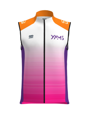 Podiumwear Silver Vest Unisex (Nordic Skiing) Front View