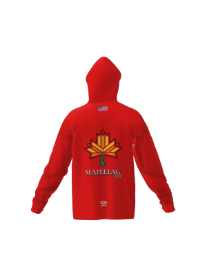 Podiumwear Unisex Slim-Fit Hoodie (Soccer) Back View