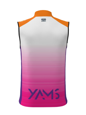 Podiumwear Silver Vest Unisex (Nordic Skiing) Back View