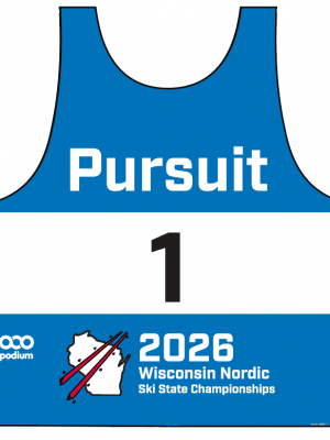 Podiumwear Race Bib (Nordic Skiing) Side View