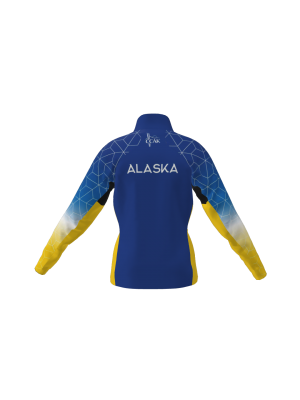 Podiumwear Gold Jacket Women's (Nordic Skiing) Back View