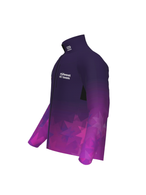 Podiumwear Gold Jacket Unisex (Nordic Skiing) Side View