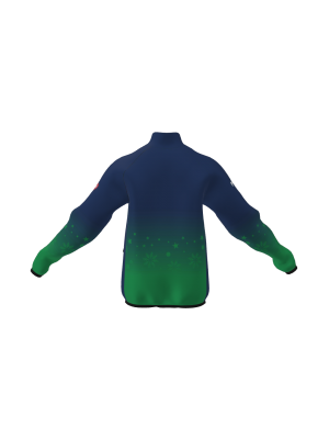 Podiumwear Silver Jacket - NEW 2026 (Nordic Skiing) Back View