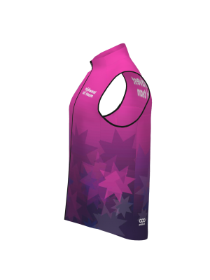 Podiumwear Silver Vest Unisex (Nordic Skiing) Side View