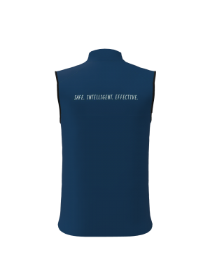 Podiumwear Silver Vest Unisex (Nordic Skiing) Back View