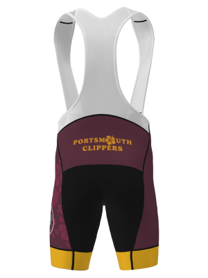 Podiumwear Men's Cycling Bibs (Cycling) Back View