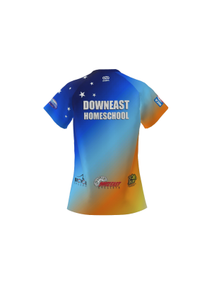 Podiumwear Women's Silver Short Sleeve MTB Jersey (Cycling) Back View