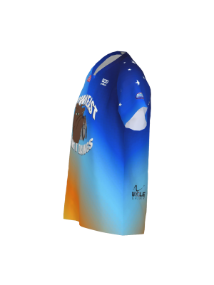 Podiumwear Women's Silver Short Sleeve MTB Jersey (Cycling) Side View