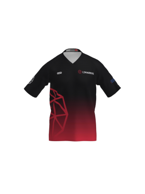 Podiumwear Men's V-Neck Tee (Nordic Skiing) Front View