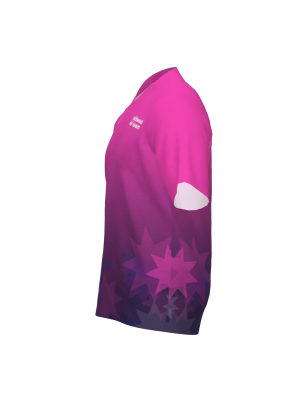 Podiumwear Men's V-Neck Tee (Running) Side View