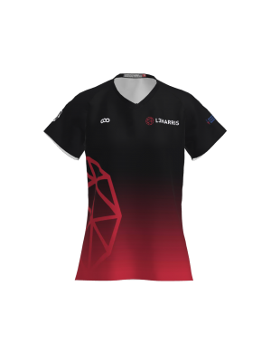 Podiumwear Women's V-Neck Tee (Nordic Skiing) Front View