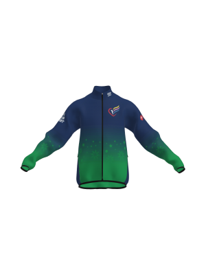 Podiumwear Silver Jacket - NEW 2026 (Nordic Skiing) Front View