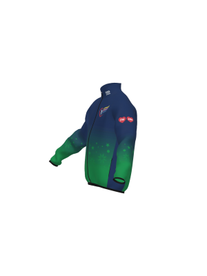 Podiumwear Silver Jacket - NEW 2026 (Nordic Skiing) Side View