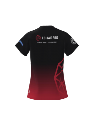 Podiumwear Women's V-Neck Tee (Nordic Skiing) Back View