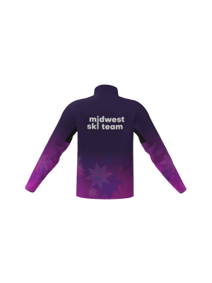 Podiumwear Gold Jacket Women's (Nordic Skiing) Back View