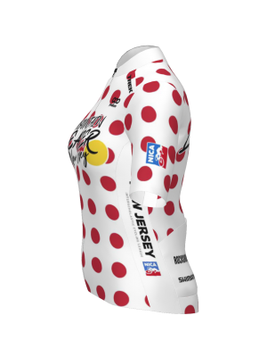 Podiumwear Women's Gold Full Zip Jersey (Cycling) Side View