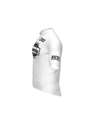 Podiumwear Men's Gold Full Zip Jersey (Cycling) Side View