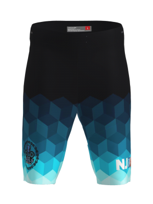 Podiumwear Unisex Silver Traverse MTB Baggie - New Fabric 2025! (Cycling) Front View