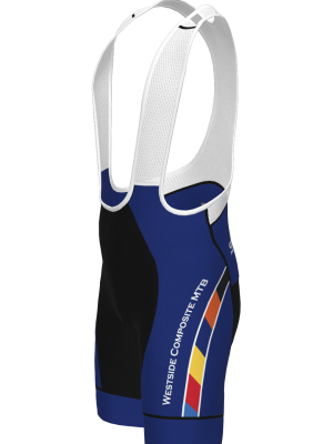 Podiumwear Men's Cycling Bibs (Cycling) Side View