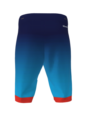 Podiumwear Unisex Silver Traverse MTB Baggie - New Fabric 2025! (Cycling) Back View