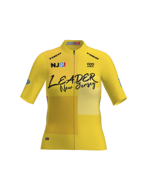 Podiumwear Women's Gold Full Zip Jersey (Cycling) Front View