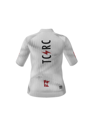 Podiumwear Women's Gold Full Zip Jersey (Cycling) Back View