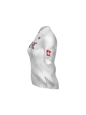 Podiumwear Women's Gold Full Zip Jersey (Cycling) Side View