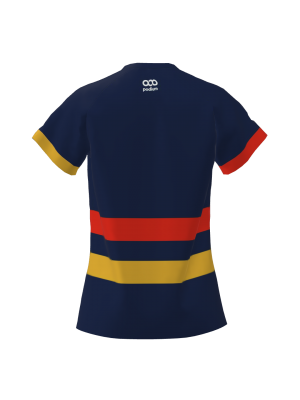 Podiumwear Women's V-Neck Tee (Nordic Skiing) Back View