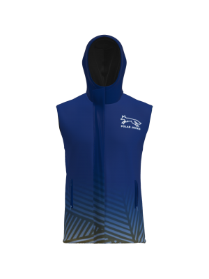 Podiumwear Sublimated Puffy Vest (Nordic Skiing) Front View