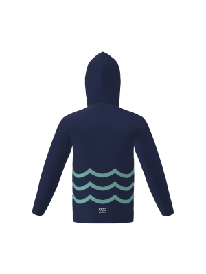 Podiumwear Child's Slim-Fit Hoodie (Nordic Skiing) Back View