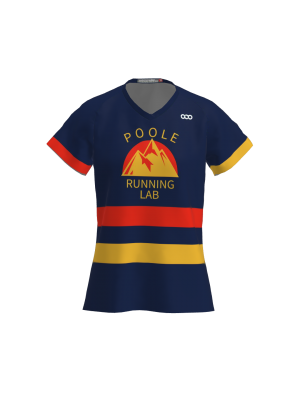 Podiumwear Women's V-Neck Tee (Nordic Skiing) Front View