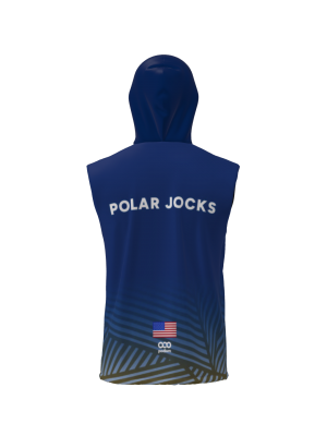 Podiumwear Sublimated Puffy Vest (Nordic Skiing) Back View
