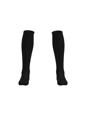 Podiumwear Silver Level Soccer Sock (Soccer) Front View