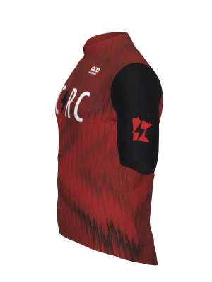 Podiumwear Men's Gold Full Zip Jersey (Cycling) Side View