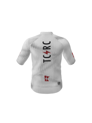 Podiumwear Men's Gold Full Zip Jersey (Cycling) Back View