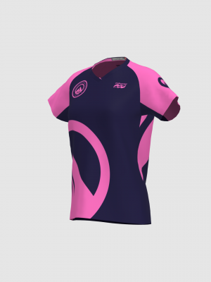 Podiumwear Women's V-Neck Tee (Nordic Skiing) Side View