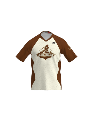 Podiumwear Men's V-Neck Tee (Running) Front View
