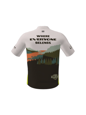 Podiumwear Men's Bronze Jersey (Cycling) Back View
