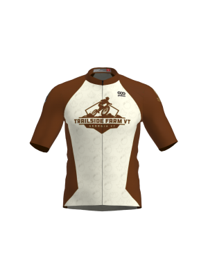 Podiumwear Men's Gold Jersey (Cycling) Front View