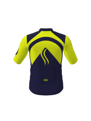 Podiumwear Men's Gold Jersey (Cycling) Back View