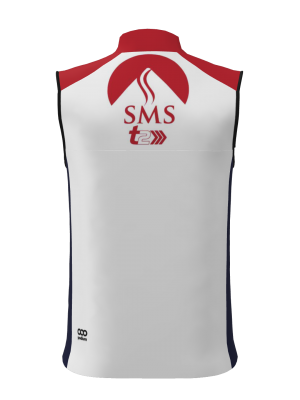 Podiumwear Silver Vest Unisex (Nordic Skiing) Back View