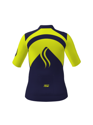 Podiumwear Women's Gold Jersey (Cycling) Back View