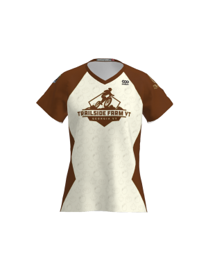 Podiumwear Women's V-Neck Tee (Nordic Skiing) Front View
