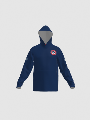 Podiumwear Unisex Slim-Fit Hoodie (Nordic Skiing) Front View