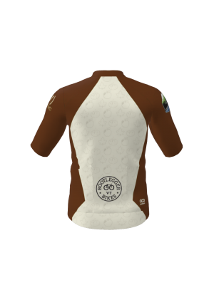 Podiumwear Men's Gold Jersey (Cycling) Back View